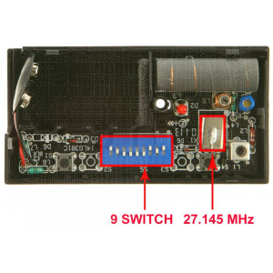 LIFTMASTER 751E 27.145 MHz switch remote